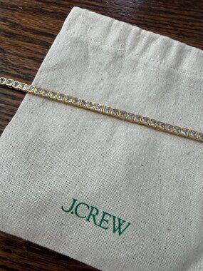 J Crew CZ Diamond Tennis Necklace
